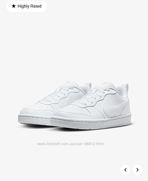 Кроссовки Nike Court Borough Low 2 р.7Y, eur 40