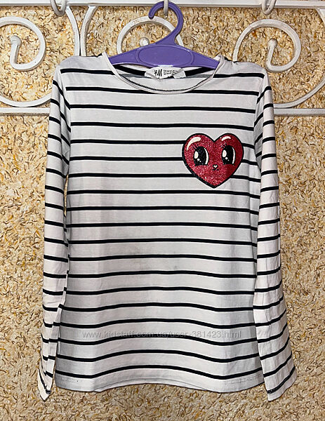 фірмовий лонгслів H&M, реглан