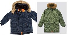 Парка Alpha Industries Youth N-3B куртка зимова