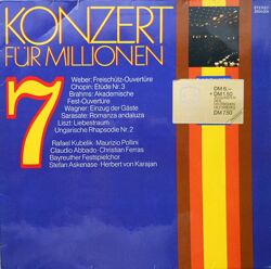 Виниловая пластинка сборник классики Wagner, Karajan, Weber, Liszt и др.