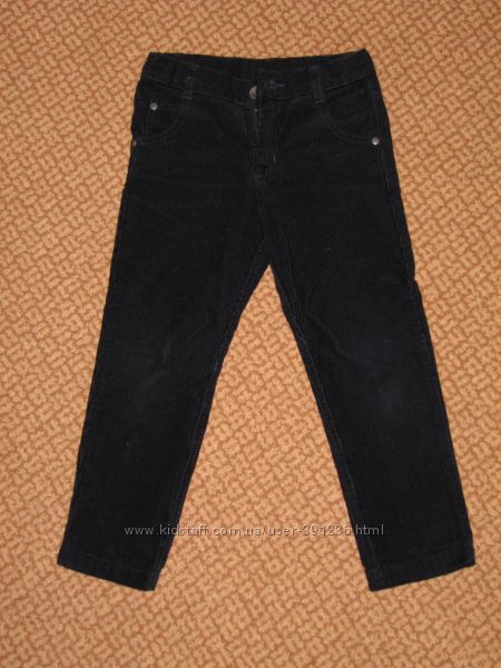 BCK Wenice Вельветовые фирменные брюки - дудочки BCK на мальчика р. 98 104