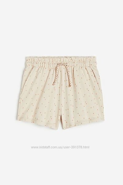 трикотажні шорти різні кольори для дівчаток h&m в наявності