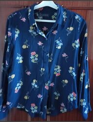 Блуза рубашка в цветочный принт