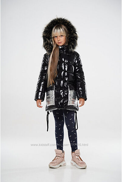 Новинка зима, зимнее пальто для девочек ,116-146 см.