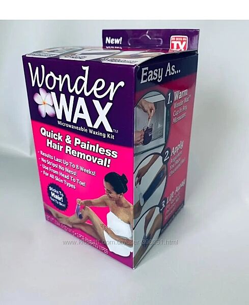 Крем воск для удаления нежелательных волос Wonder Wax