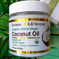 California Gold Nutrition органическое нерафинированное кокосовое масло