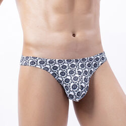 Мужские стринги с принтом