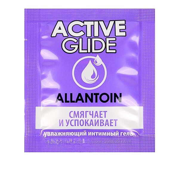 Гель-любрикант active glide с аллантоином 3 г
