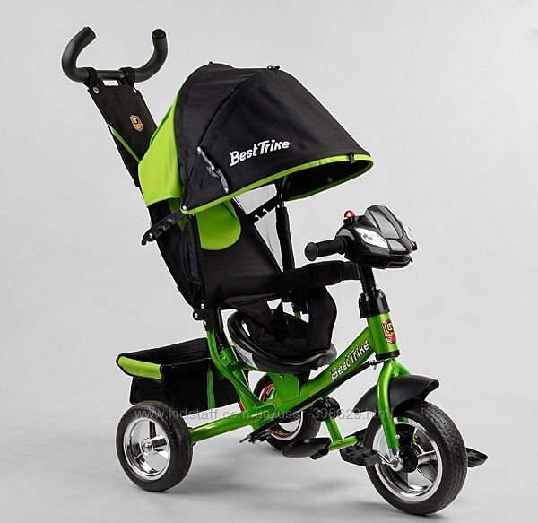 Best Trike 6588 зеленый пена фара