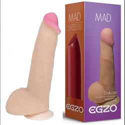 Фаллоимитатор EGZO DS009  20,5 см х 5,5 см