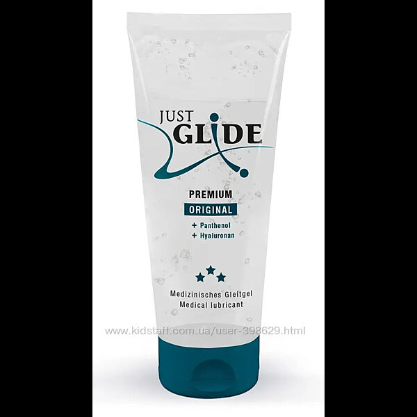 Веганский органический гель-лубрикант - Just Glide Premium, 200 ml