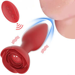 Анальная пробка Red Rose Plug