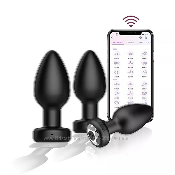 Анальная пробка с вибрацией Lovense app