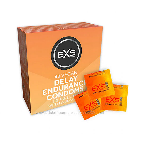 Презервативы с пролонгирующим эффектом EXS - Delay Endurance 1 шт