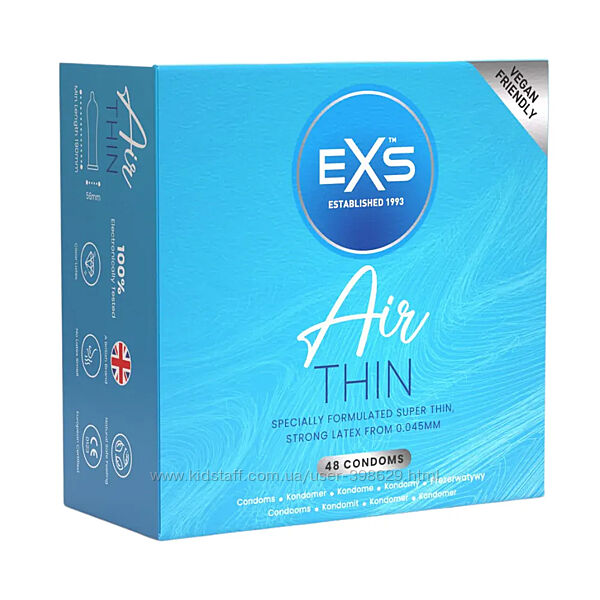Презервативы с повышенной чувствительностью EXS - Air Thin 1 шт
