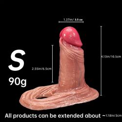 Насадка удлинитель на пенис Realistic Extender S size