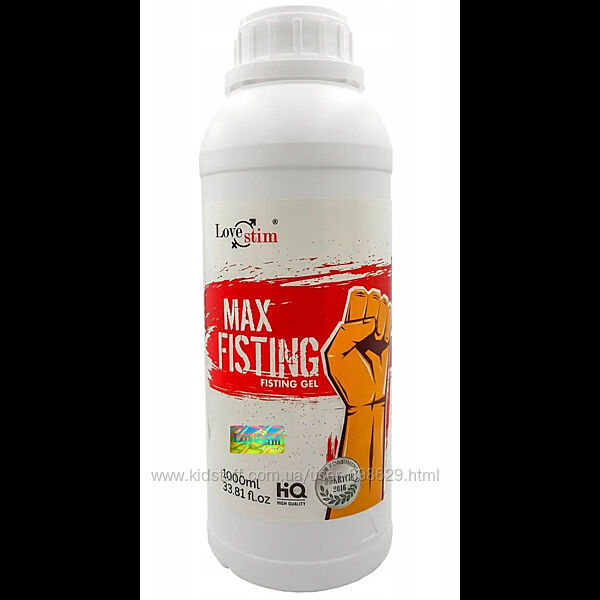 Гель лубрикант для фистинга на водной основе LoveStim - MAX Fisting, 1000 m