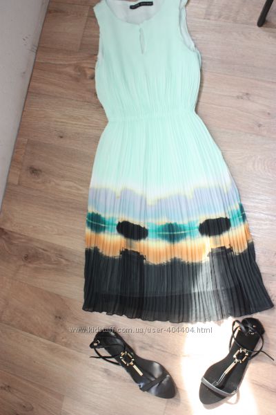 Платье и босоножки Zara, р-р 46-48.