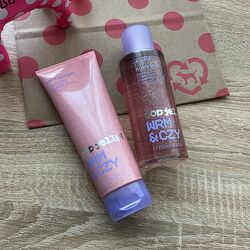 Ароматные наборы из миста и лосьона/ скраба Victorias Secret и Pink