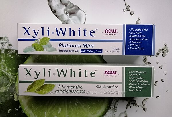 Xyli white натуральні зубні пасти, США 