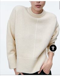 Zara проліт теплий светр з нової колекції 