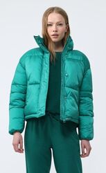 Куртка пуфер  зелений