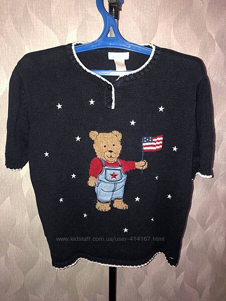 свитер безрукавка с мишкой Christopher & Banks