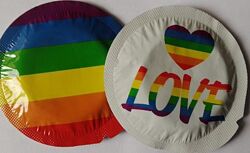 EXS Rainbow Flag - презервативи з відомим символом веселки 20шт.