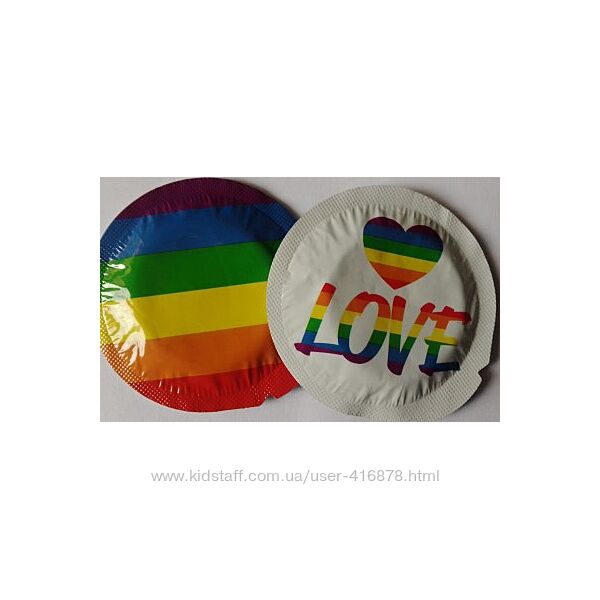 EXS Rainbow Flag - презервативи з відомим символом веселки 20шт.