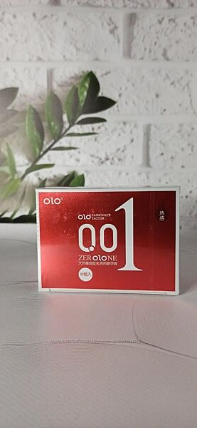 Презервативи OLO збуджуючі з розігріваючим ефектом 10шт. в уп.