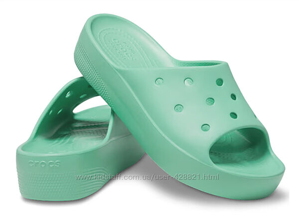 Шльопки Crocs Classic Platform Slide. Оригінал. Нові. W7, W8, W9, W10