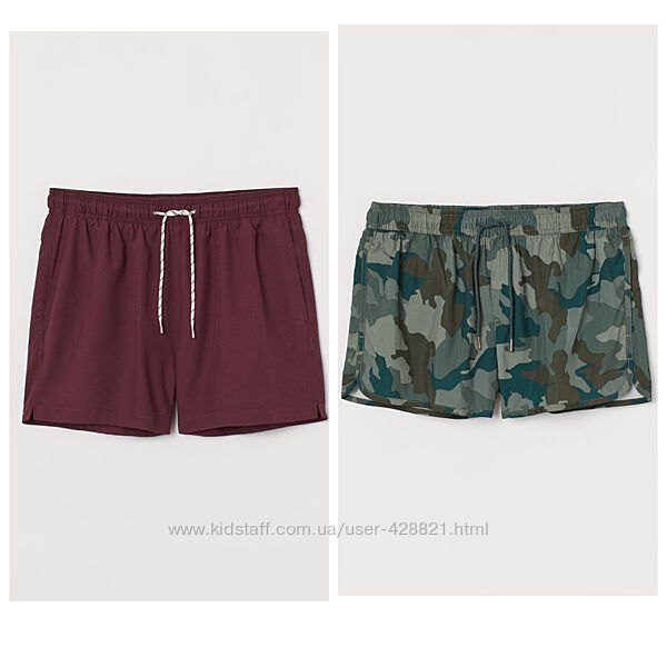 Распродажа Мужские пляжные шорты H&M. Размер С