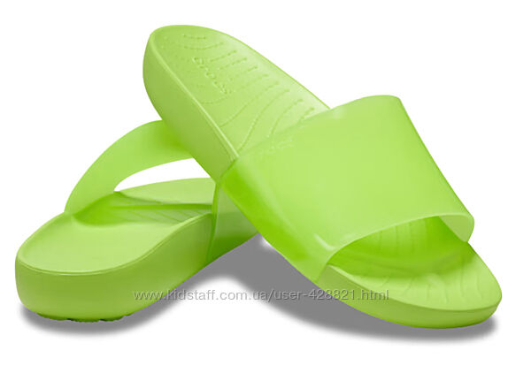 Шльопки Crocs  Splash Glossy Slide. Оригінал. Нові. W8, W9, W10