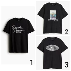 Мужские футболки H&M. Оригинал. Новые. С, М