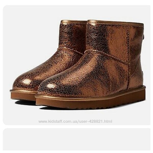 Жіночі UGG Classic Mini Metallic Sparkle. Оригінал. Нові. US 8