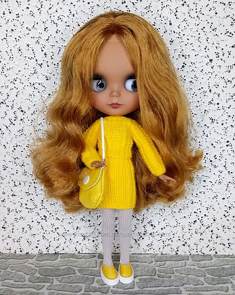 Кукла Блайз Blythe  в одежде ручной работы .