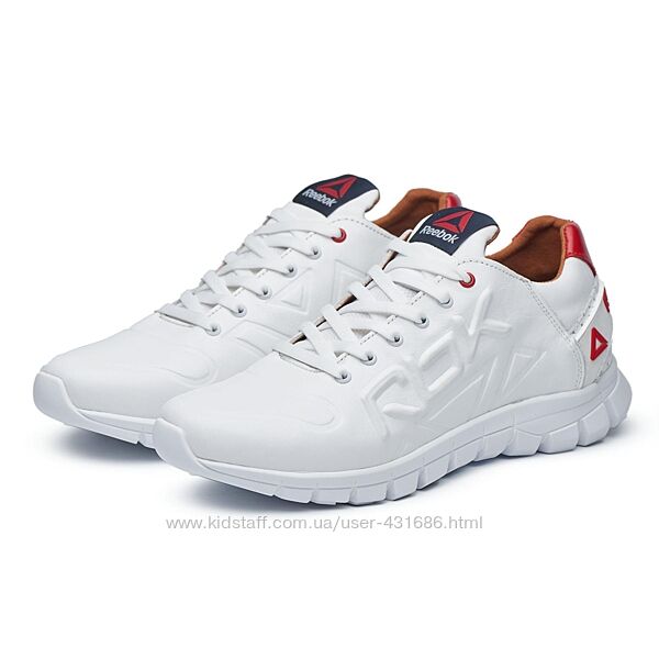 Якісні чоловічі шкіряні кросівки model-12,16 білі, чорні, червоні, сині