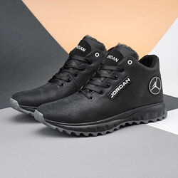 Чоловічі зимові теплі черевики з натуральної шкіри Jordan model-d3