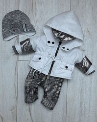 Зимовий одяг для BabyBorn 43см Спортивний комбінезон з шапкою і черевиками.