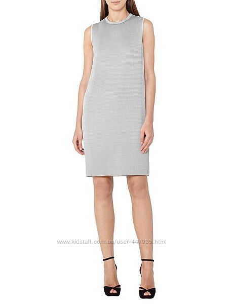 Шикарное платье футляр с плиссировкой Reiss Beya, XXS/XS