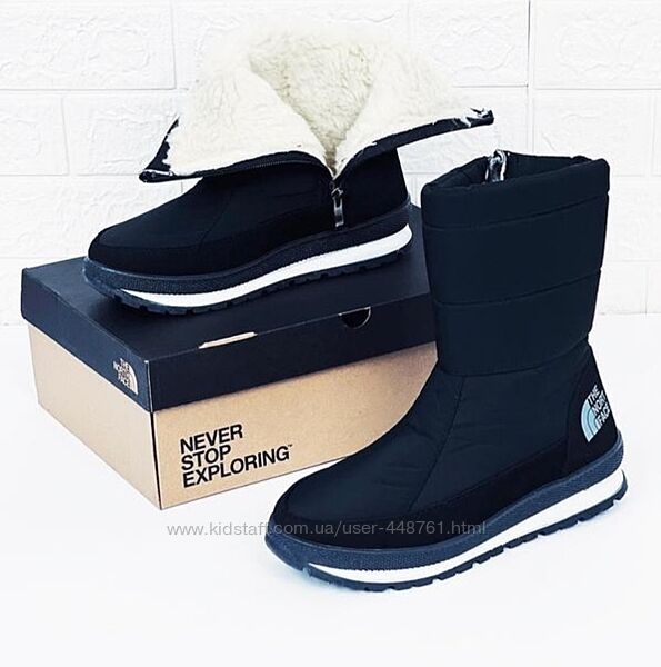 Жіночі термо дутики North Face 36-41 розмір 