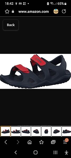Босоножки. сандалии крокс Crocs Оригинал J1 - J6  