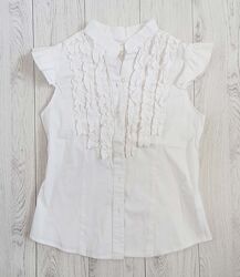 Блузка білого кольору на дівчинку, розмір 152