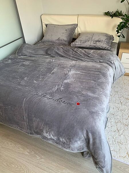 Нова палітра. Велюрова постільна білизна Моніка 