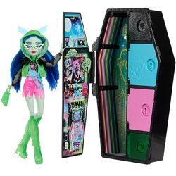 Кукла Монстр Хай Гулия Йелпс Шкафчик с секретами Неон Monster High Ghoulia