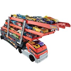 Автовоз трейлер Хот Вилс Hot Wheels Mega Hauler CKC09