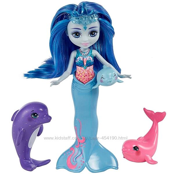 Кукла Enchantimals Семья Дельфинов и кукла Доринда Дельфини HCF72