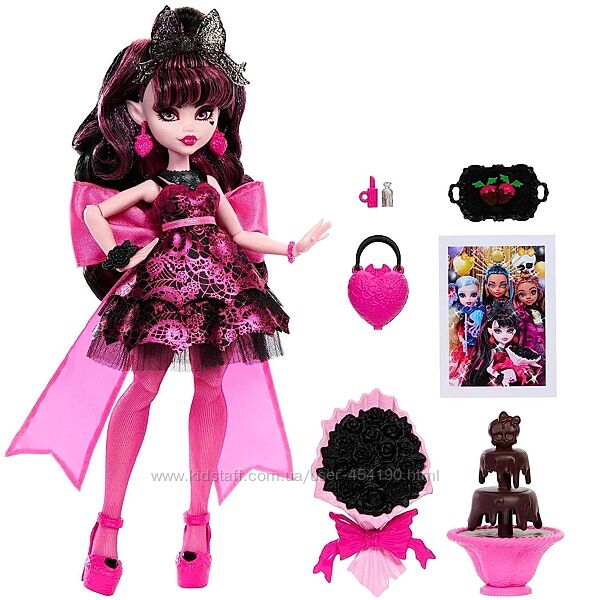 Кукла Монстр Хай Дракулаура Бал Монстров Monster High Draculaura HNF68