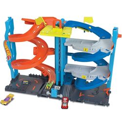 Автотрек Хот Вилс Гоночная башня трансформер Hot Wheels Race Tower HKX43