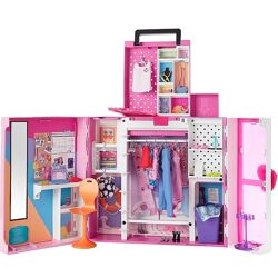 Двухэтажный шкаф Мечты Барби раскладной Barbie Dream Closet HBV28